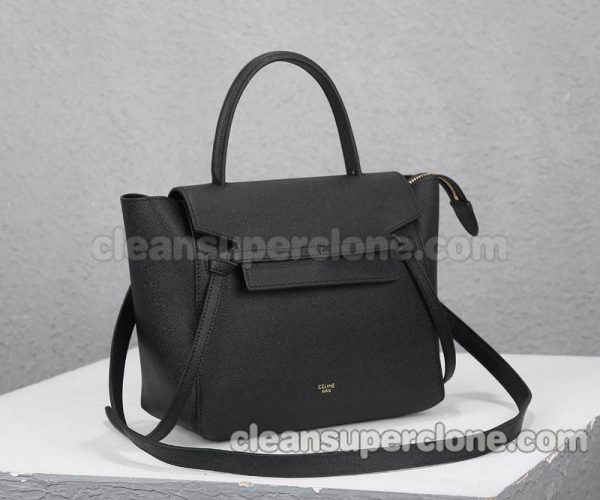 Handbag bag replica details and pricing black Celine Shoulder Crossbody cowhide women 2