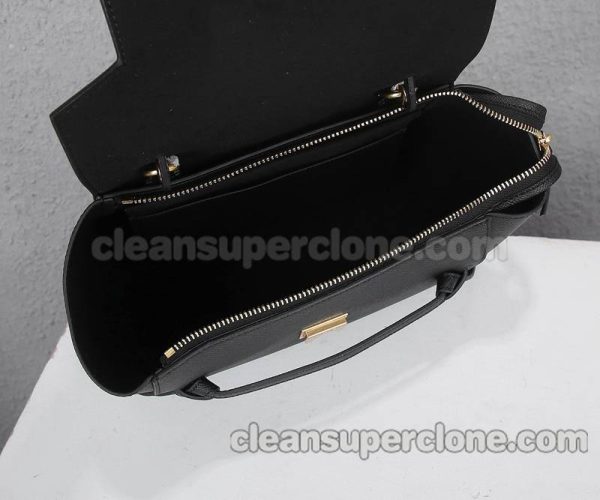 Handbag bag replica details and pricing black Celine Shoulder Crossbody cowhide women 9