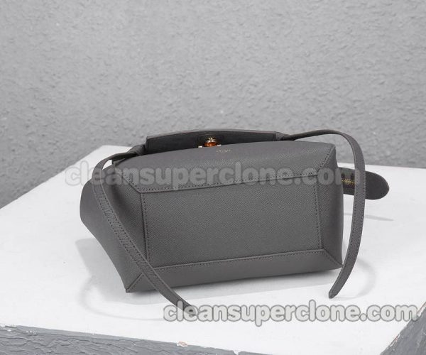 cowhide bag 1:1 Copy description and price gray Celine Handbag Shoulder Crossbody women 5