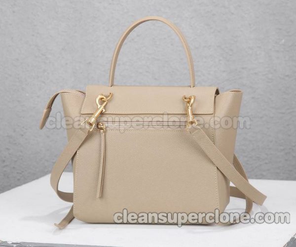 Celine bag Super Clone picture and price Milk tea color Handbag Shoulder Crossbody cowhide women 3