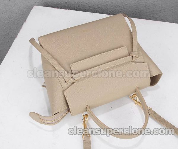 Celine bag Super Clone picture and price Milk tea color Handbag Shoulder Crossbody cowhide women 4