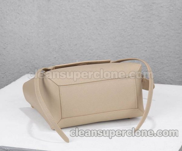 Celine bag Super Clone picture and price Milk tea color Handbag Shoulder Crossbody cowhide women 5