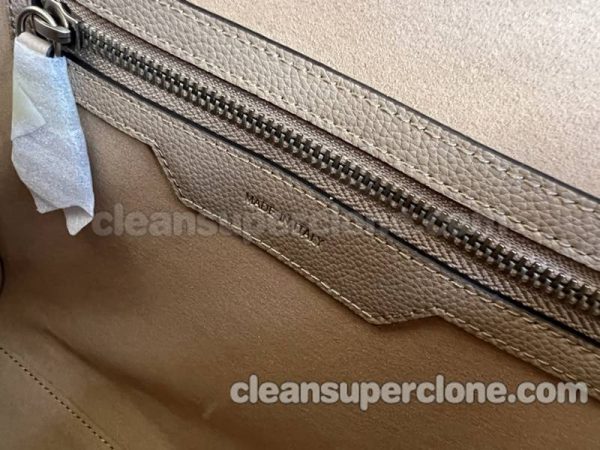 Celine bag Super Clone picture and price milk tea color Handbag cowhide women 9