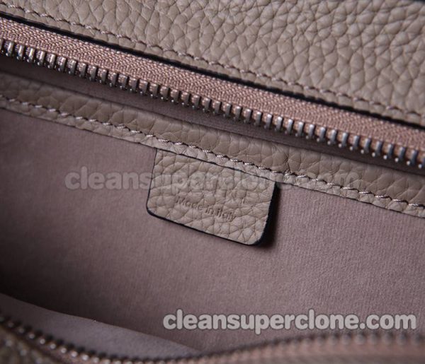 Handbag bag replica details and pricing gray Celine Lychee cowhide women 9