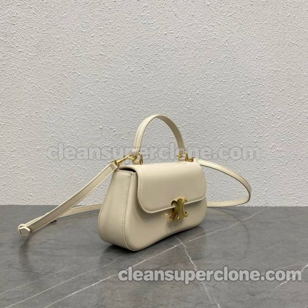 Handbag bag replica details and pricing white Celine Shoulder Crossbody cowhide women 2