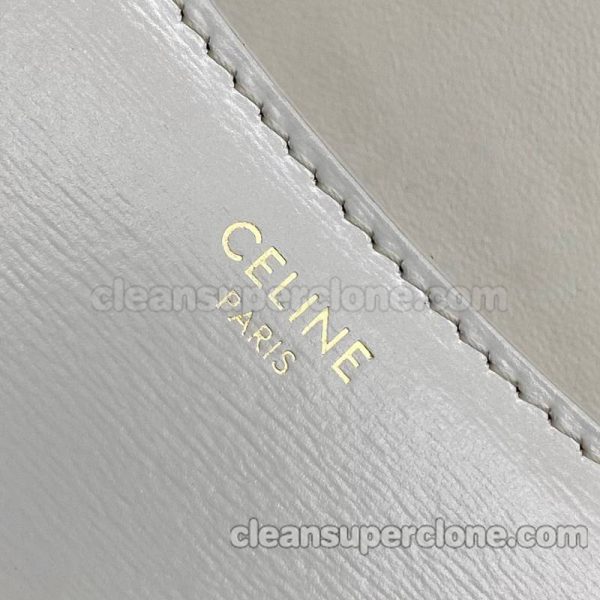 Handbag bag replica details and pricing white Celine Shoulder Crossbody cowhide women 5