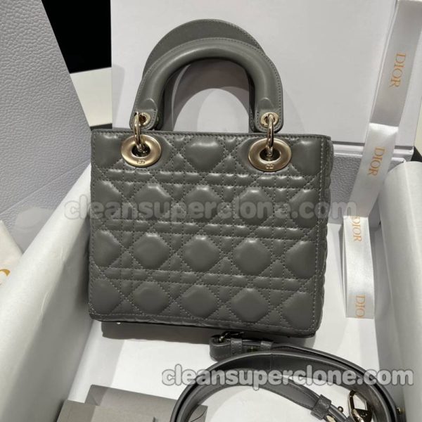 sheepskin bag 1:1 Copy description and price gray Dior Handbag women 3