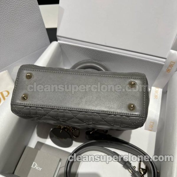 sheepskin bag 1:1 Copy description and price gray Dior Handbag women 4