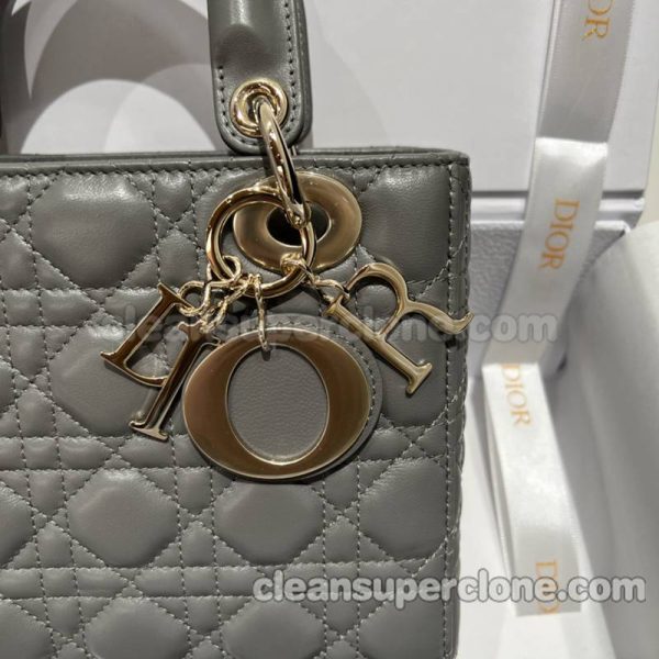 sheepskin bag 1:1 Copy description and price gray Dior Handbag women 5