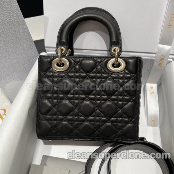 Dior bag Super Clone picture and price black Handbag sheepskin women 3