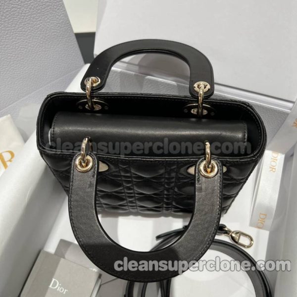 Dior bag Super Clone picture and price black Handbag sheepskin women 8