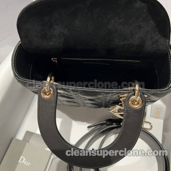 Dior bag Super Clone picture and price black Handbag sheepskin women 9