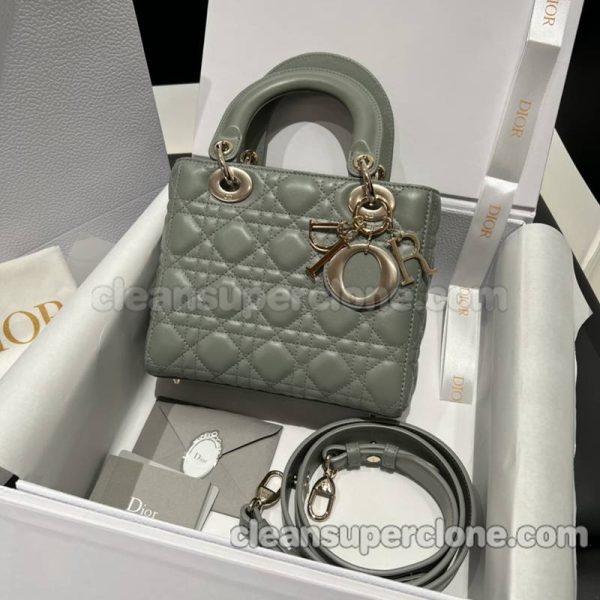 Handbag bag replica details and pricing green Dior sheepskin women