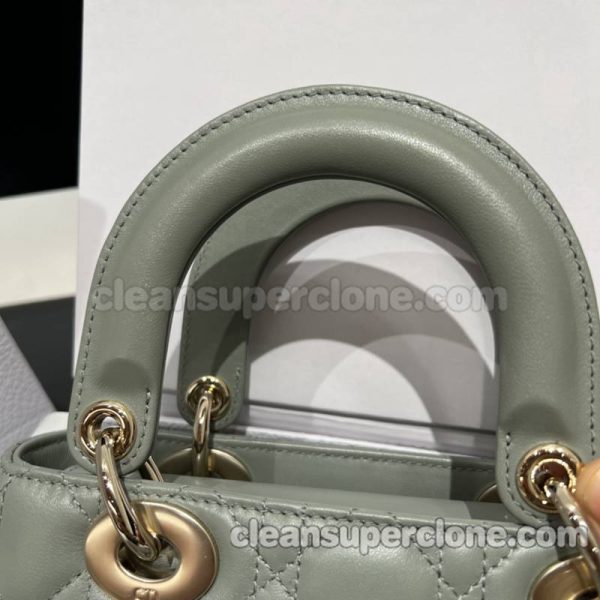 Handbag bag replica details and pricing green Dior sheepskin women 7