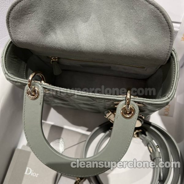 Handbag bag replica details and pricing green Dior sheepskin women 9