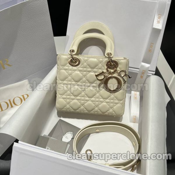 sheepskin bag 1:1 Copy description and price white Dior Handbag women