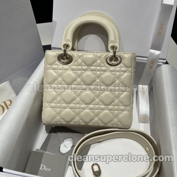 sheepskin bag 1:1 Copy description and price white Dior Handbag women 3