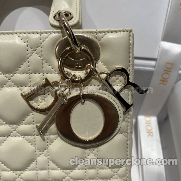 sheepskin bag 1:1 Copy description and price white Dior Handbag women 5