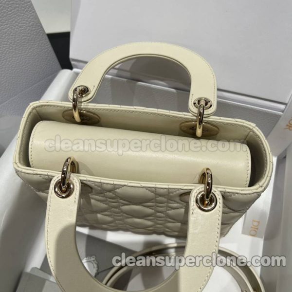 sheepskin bag 1:1 Copy description and price white Dior Handbag women 7