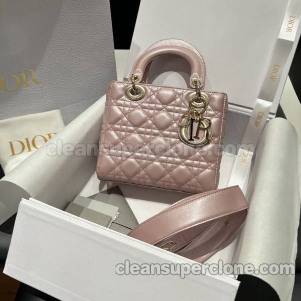 Dior bag Super Clone picture and price pink Handbag sheepskin women