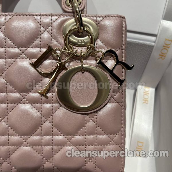 Dior bag Super Clone picture and price pink Handbag sheepskin women 5