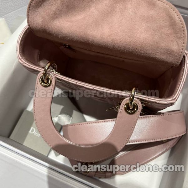 Dior bag Super Clone picture and price pink Handbag sheepskin women 8