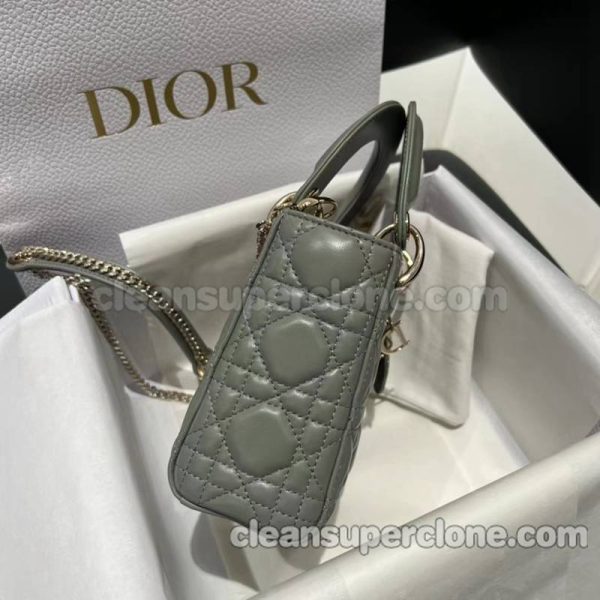 sheepskin bag 1:1 Copy description and price Lava gray Dior Handbag women 2