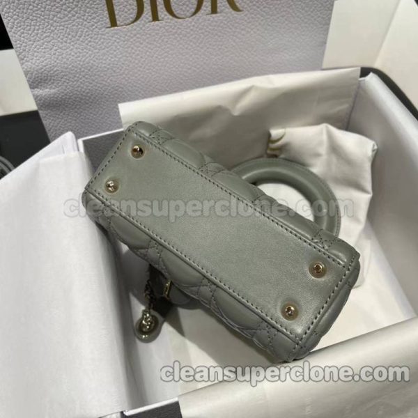 sheepskin bag 1:1 Copy description and price Lava gray Dior Handbag women 4