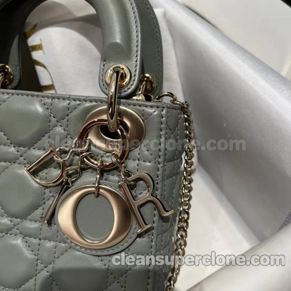 sheepskin bag 1:1 Copy description and price Lava gray Dior Handbag women 5