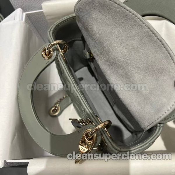 sheepskin bag 1:1 Copy description and price Lava gray Dior Handbag women 7