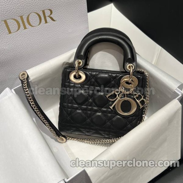 sheepskin bag 1:1 Copy description and price black Dior Handbag women