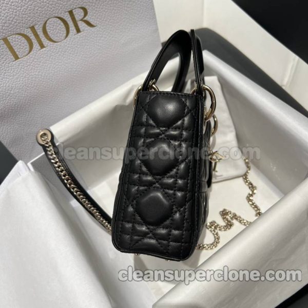 sheepskin bag 1:1 Copy description and price black Dior Handbag women 2