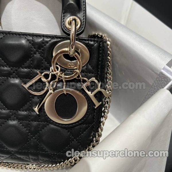 sheepskin bag 1:1 Copy description and price black Dior Handbag women 4