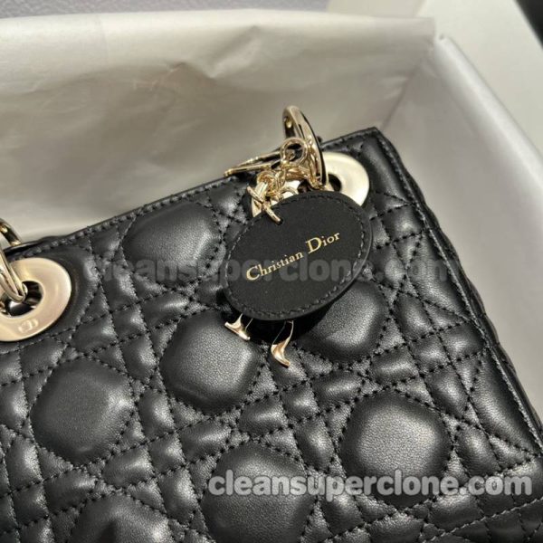 sheepskin bag 1:1 Copy description and price black Dior Handbag women 6