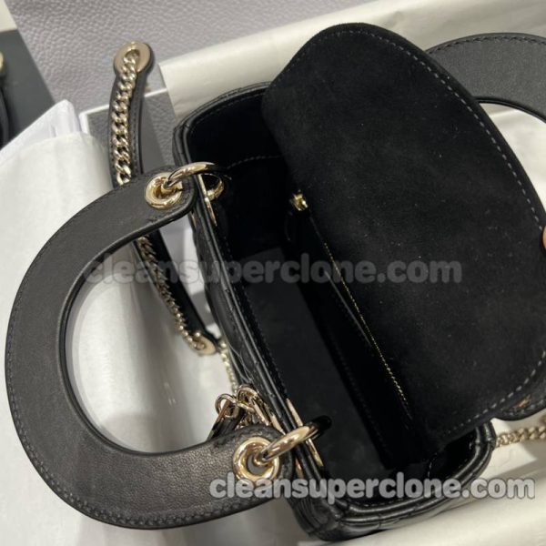 sheepskin bag 1:1 Copy description and price black Dior Handbag women 7