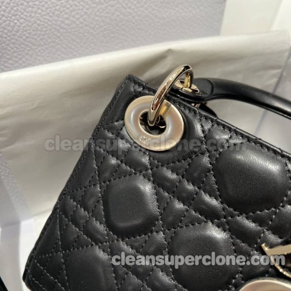 sheepskin bag 1:1 Copy description and price black Dior Handbag women 8