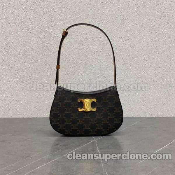 Celine bag Super Clone picture and price Brown Shoulder cowhide women