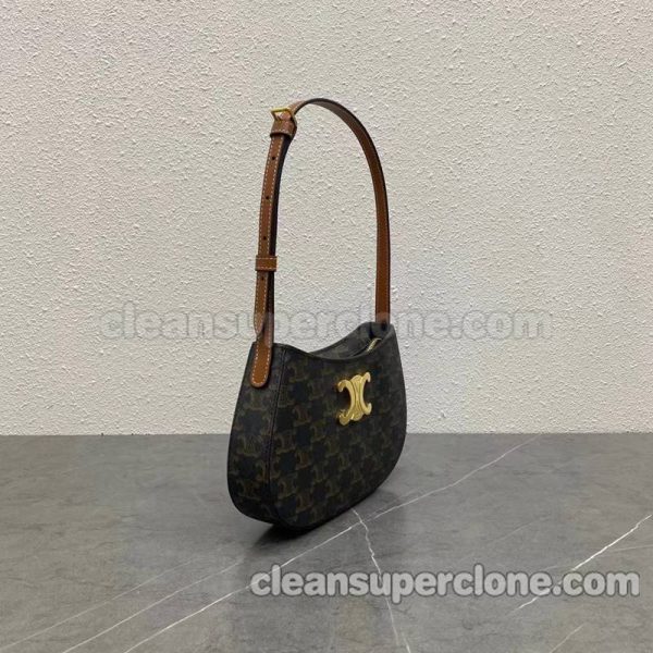 Celine bag Super Clone picture and price Brown Shoulder cowhide women 2