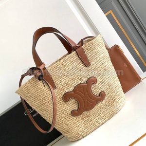 Celine bag Super Clone picture and price apricot Handbag Shoulder Woven women