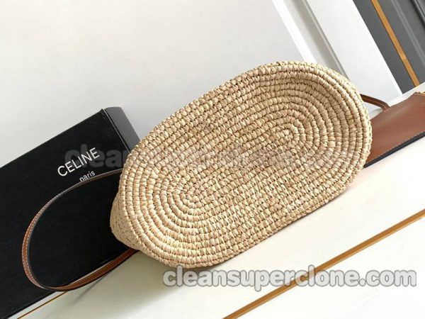 Celine bag Super Clone picture and price apricot Handbag Shoulder Woven women 4