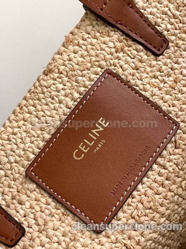 Celine bag Super Clone picture and price apricot Handbag Shoulder Woven women 9