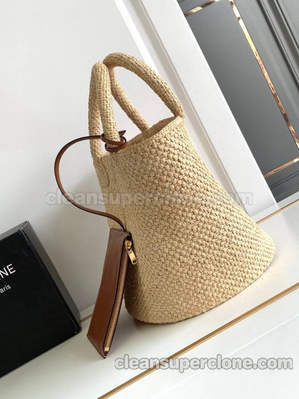 Celine bag Super Clone picture and price apricot Handbag Woven women 2