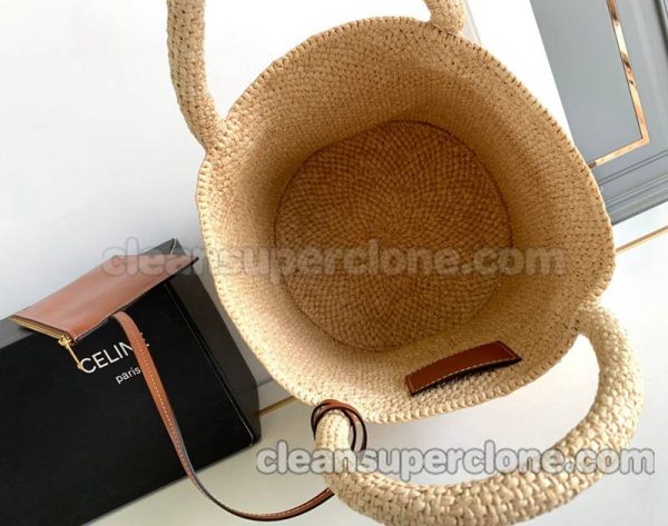 Celine bag Super Clone picture and price apricot Handbag Woven women 8