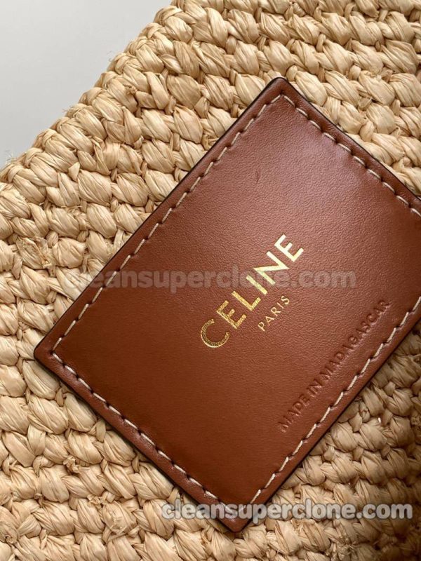 Celine bag Super Clone picture and price apricot Handbag Woven women 9