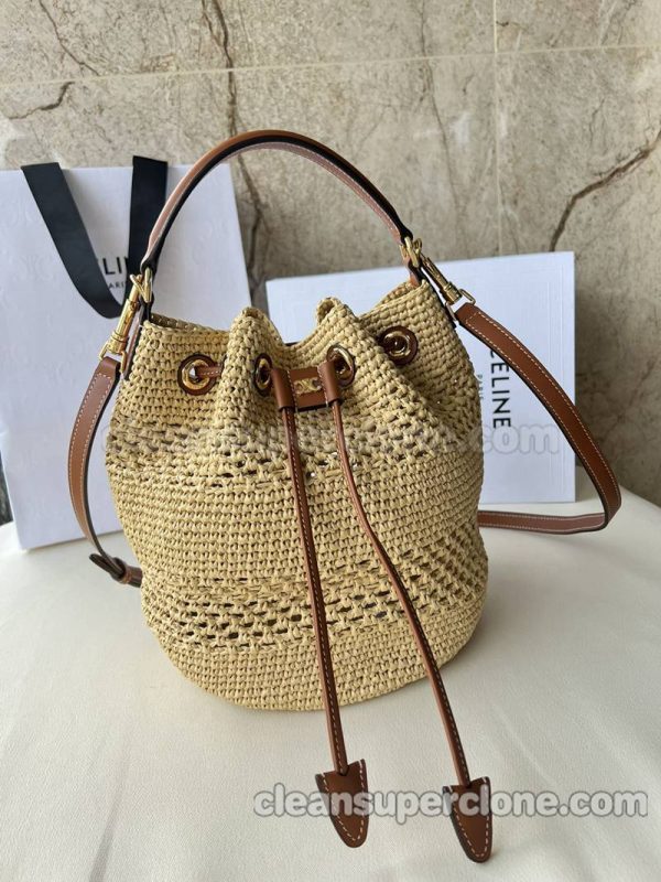 Handbag bag replica details and pricing tawny Celine Shoulder Woven women 2