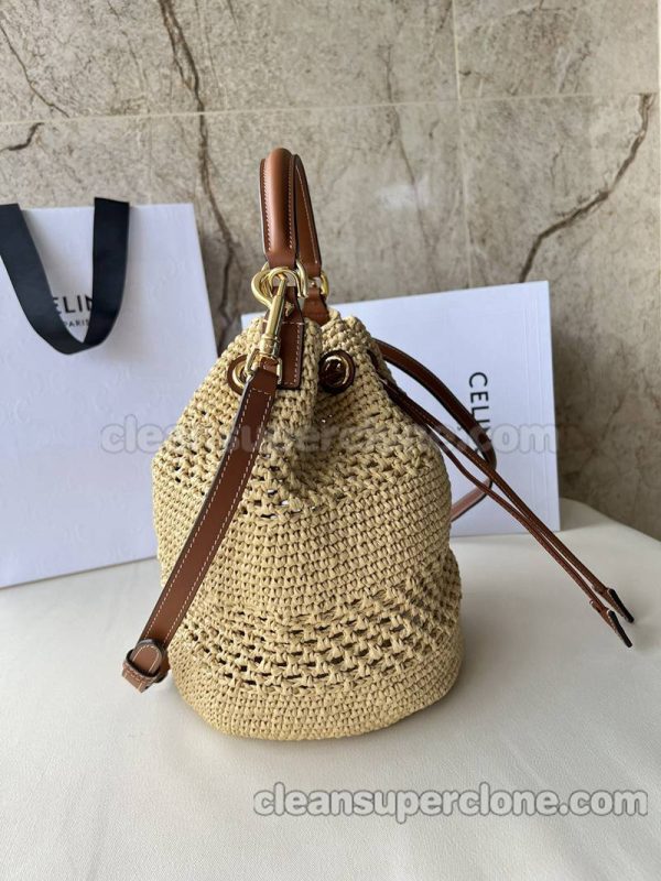 Handbag bag replica details and pricing tawny Celine Shoulder Woven women 2