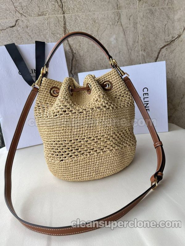 Handbag bag replica details and pricing tawny Celine Shoulder Woven women 3