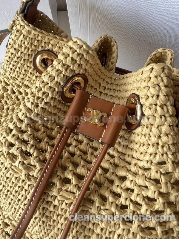 Handbag bag replica details and pricing tawny Celine Shoulder Woven women 5