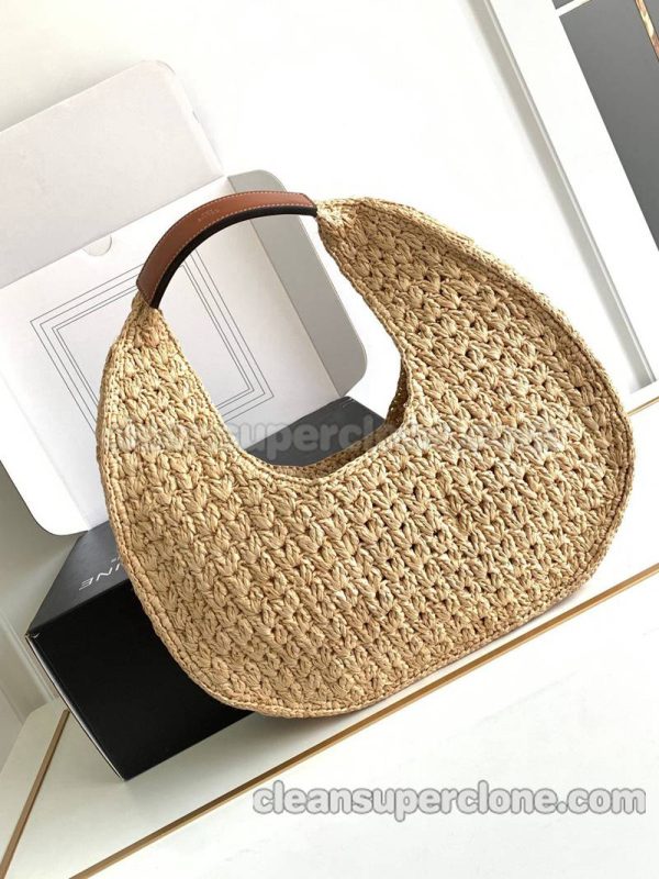 Woven bag 1:1 Copy description and price tawny Celine Shoulder women 3