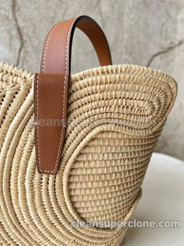 Celine bag Super Clone picture and price tawny Handbag Woven women 5